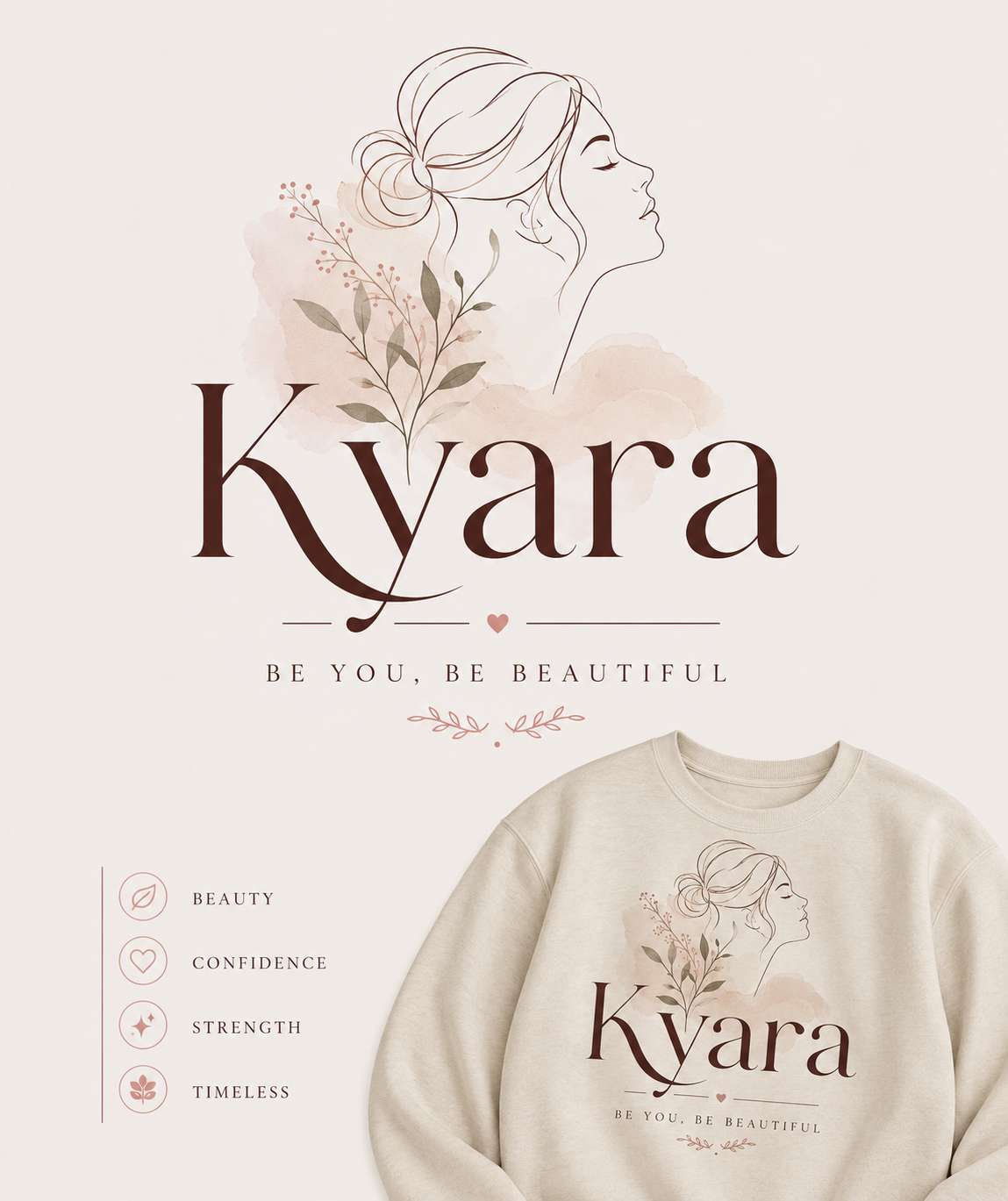 Signature Gold-Embroidered Luxury Organic Hoodie